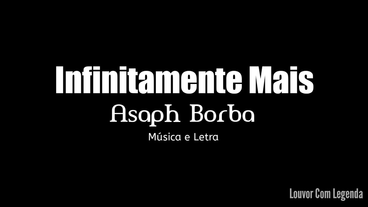 Asaph Borba - Infinitamente Mais (DVD Rastros de Amor) [Vídeo Oficial] 