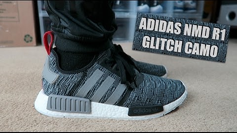 ADIDAS NMD R1 GLITCH CAMO PACK ON FEET