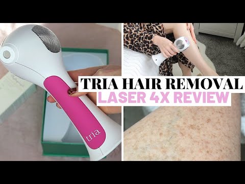 TRIA HAIR REMOVAL LASER 4X REVIEW, DEMO & 6 MONTH RESULTS - YouTube