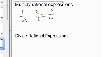 9-1 multiply and divide rational expressions - vocabulary and key concepts.wmv
