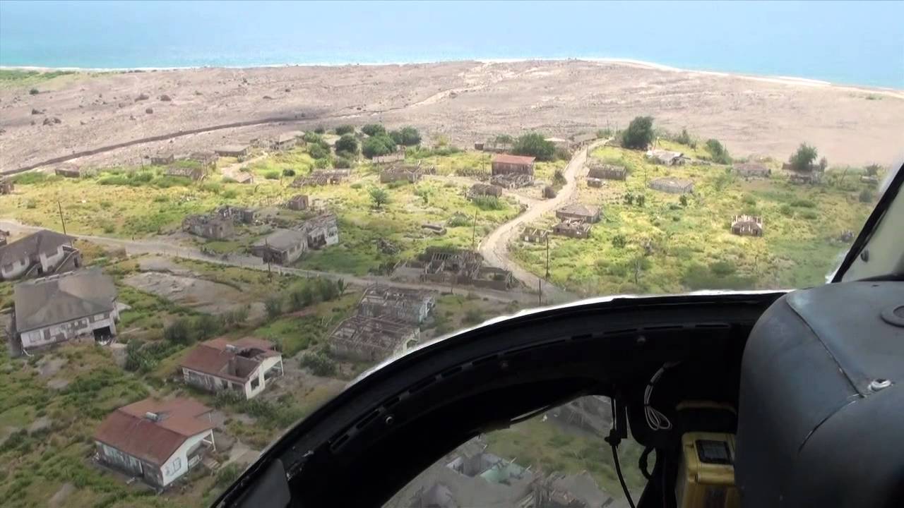 helicopter tours from antigua to montserrat