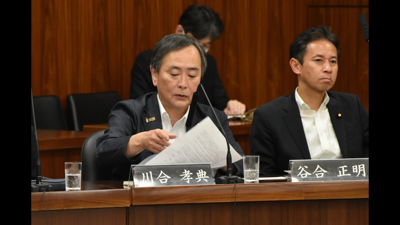 参議院の役割と選挙制度の在り方について意見表明　ー参議院憲法審査会ー