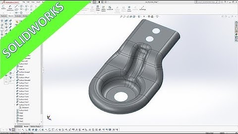 Screw Strap - Schraublasche - SolidWorks 18/19 Training - Surfaces