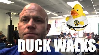 Brazillian Jiu Jitsu Kids Drills: Backwards Duck Walk