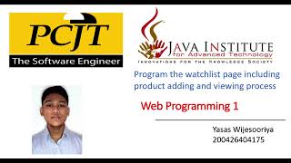Web Assessment 25 | 1st Year | Java Institute For Advanced Technology