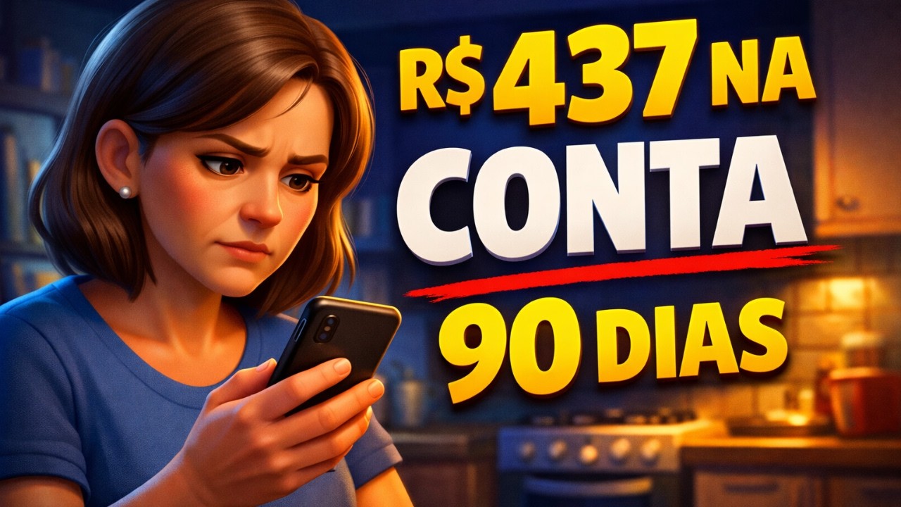 R$ 437 na Conta e 3 Filhos: A Regra Que Usei Para Sair do Buraco em 90 Dias