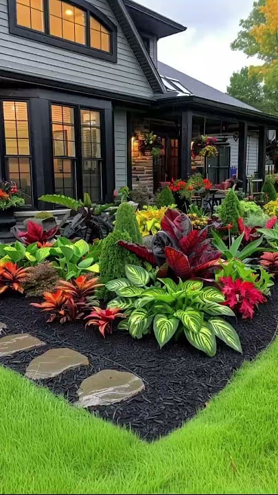 Gorgeous landscapes #satisfyingvideo #gardening #landscape #beautiful #garden #love #cute #flowers