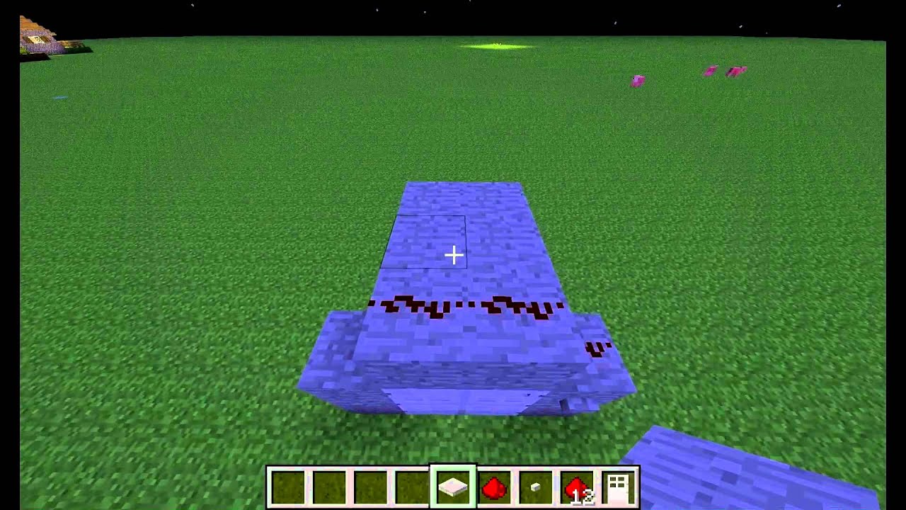 Minecraft How To Make Double Doors Open With One Button Youtube