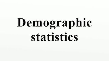 Demographic statistics