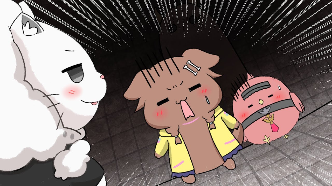 【手描き】【Engsub】ししろんよりも絶叫するワンコ The dog that screams more than anyone else 【hiro/切り抜き/Hololive】