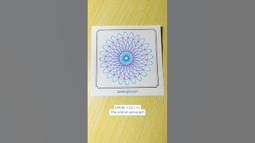 EP8 How to draw spirograph | Spirograph Drawing | Spirograph Art | Drawing ASMR #shorts #spirograph