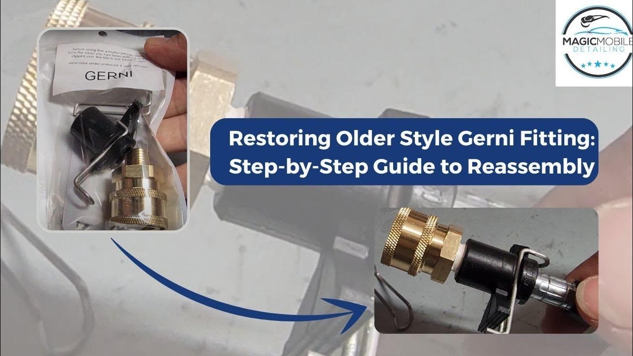 How to put together older style gerni fitting YouTube