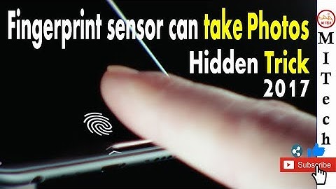 Capture Photos 📸 Using Fingerprint Sensor in Smartphone | Use FingerPrint Sensor for Camera