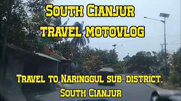 Motovlog Road Trip Travel to the Naringgul road, South Cianjur with beautiful views