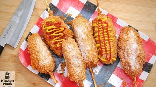 La receta del tokkebi, el hot dog al estilo coreano