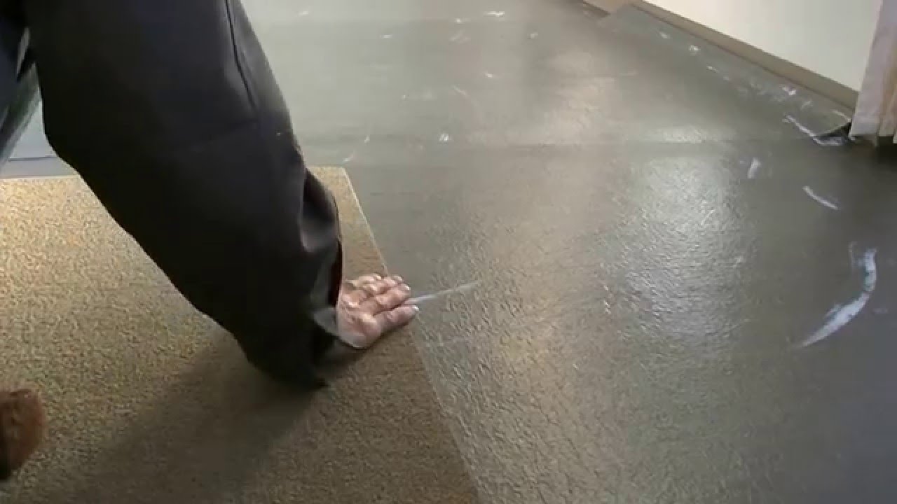 タイルカーペット施工例 ふじみ野市 マンション床には遮音性能l45 Youtube