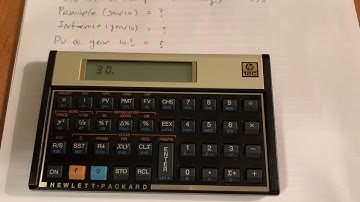 HP12C IRR and Mortgage Example