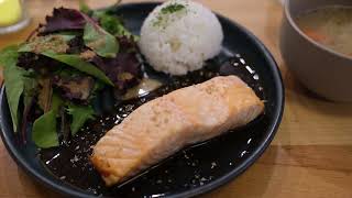 [NYC]Homemade Style Japanese Food, Salmon and Tonjiru at Maison Kintaro #foodie #vlog #newyork