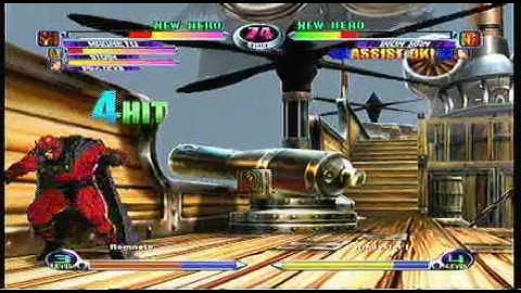 MvC2 Online (360): Brett (MSP) vs Matt (IM/Psy/Jill) 12 .:12.18.09:.
