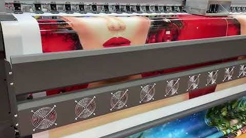 Allwin konica 512i high speed flex banner printing machine