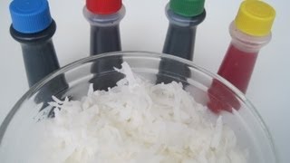 COLORING COCONUT FLAKES - How to COLOR UNSWEETENED/SWEETENED COCONUT FLAKES