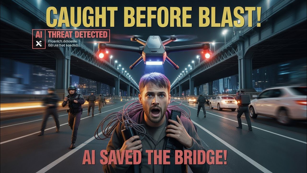 AI Technology Foils Terror Attack | Drone Spots Terrorist Under Bridge Before Blast