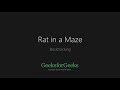 Rat in a Maze | Backtracking (Set 2) | GeeksforGeeks