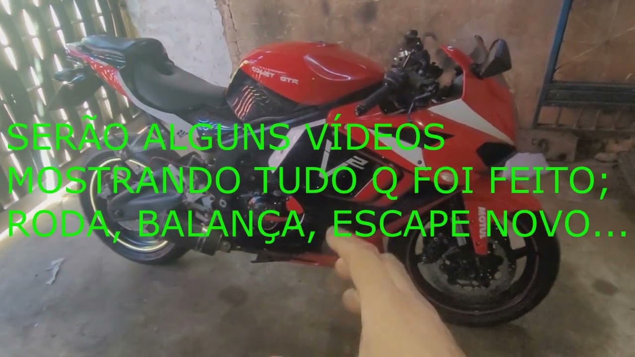COMET NOVO  PROJETO 2023 PARTE 1 ( RODA, BALANÇA, ESCAPE, QUADRO...)