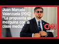 Valenzuela (PDG) y quiebre con el Gobierno: “La propuesta es mezquina con la clase media”