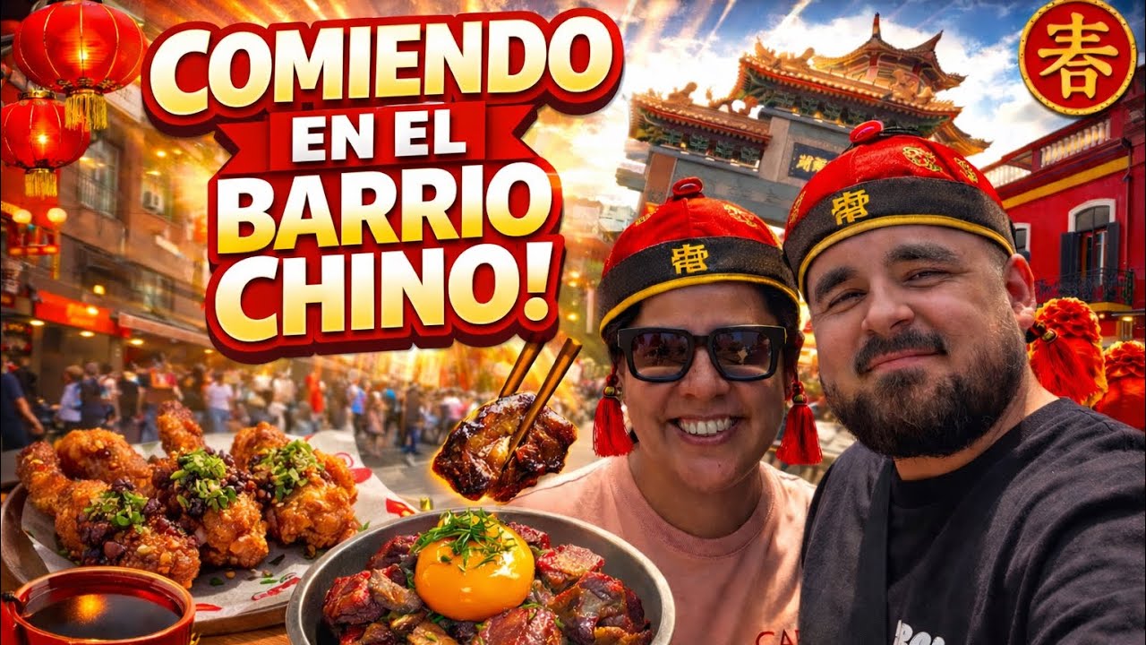 Año nuevo chino! Comiendo y paseando en el barrio chino 2026!