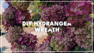 Easy Hydrangea Wreath DIY | Fall Decor From the Garden