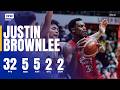 Justin Brownlee GOES TO WORK WITH 32 PTS 🔥 vs Rain or Shine | PBA SEASON 50 COMMISSIONER’S CUP