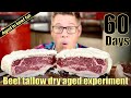 I dry aged a NY strip in beef fat & this happened! Did my Beef tallow DRY AGE experiment work?