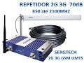 REPETIDORES Celulares de 850 até 2100MHZ PARCEIRO SERGTECH