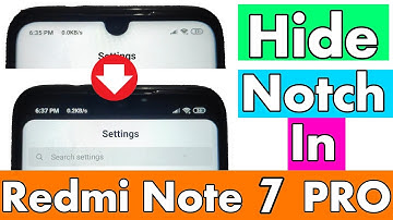 Hide Notch in Redmi Note 7 Pro in just a click । AMOL TECH