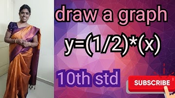 10th maths graph exercise 3.15 sum no 3 ..y=1/2 x.... solution