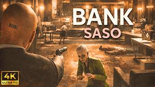 HITMAN | BANK | 47 confronts Director Savalas (Silent Assassin Suit Only) | 4K Straight Shot
