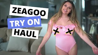 Zeagoo Try-On Haul for Valentine's Day | Alicia Waldner (4k)