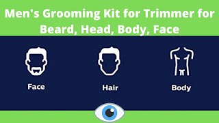 Men's Grooming Kit for Trimmer for Beard, Head, Body, Face - Máquina para Cabello  Philips Norelco.