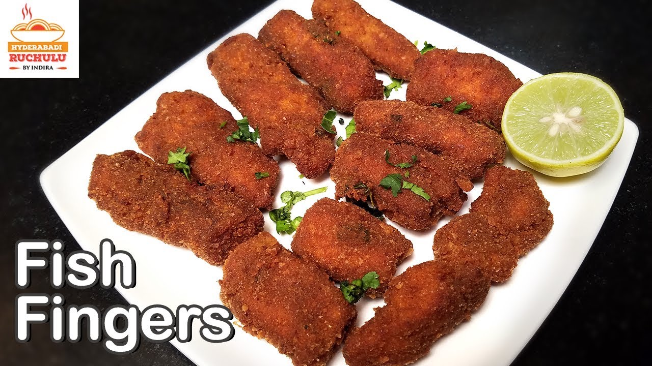 Fish Fingers | Finger Fish Fry | How to make Fish Fry | Hyderabadi Ruchulu