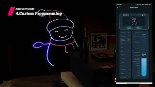 The tutorial for using the SALA laser light app screenshot 3