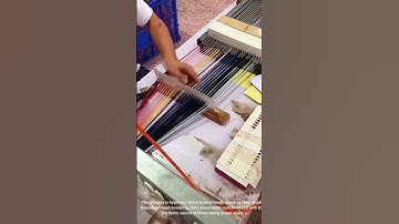 Hand-Splitting Threads for Tribal Textile Art!   수제 직물을 위한 실 나누기 기술!