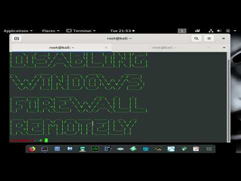 Turn Off Windows Firewall REMOTELY With Shell Commands