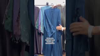 Embroidery Sleeves Front Open Abaya🥰🥰🥰3000/-(Abaya)55 Length24 Chest Imported TikTok Fabric