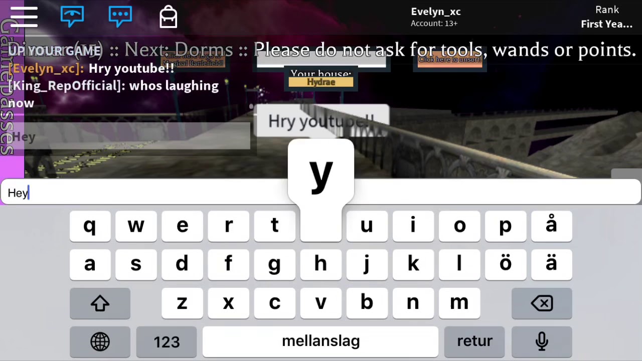 Playing Deonix School The Magical World Of Witchcraft And Wizardry Robloxon Phone - 