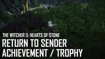 The Witcher 3: Hearts of Stone - Return to Sender achievement / trophy
