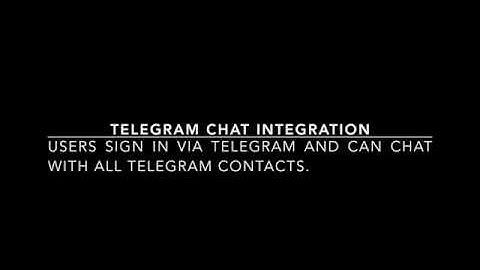 Telegram Chat Integration