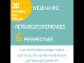 Les droits des usagers des services de sant mentale en priode de covid19  webinaire 30092020