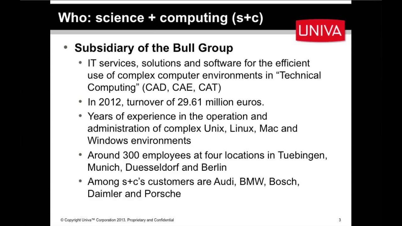 Univa Partners with Europe's science + computing