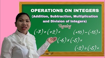 OPERATIONS ON INTEGERS